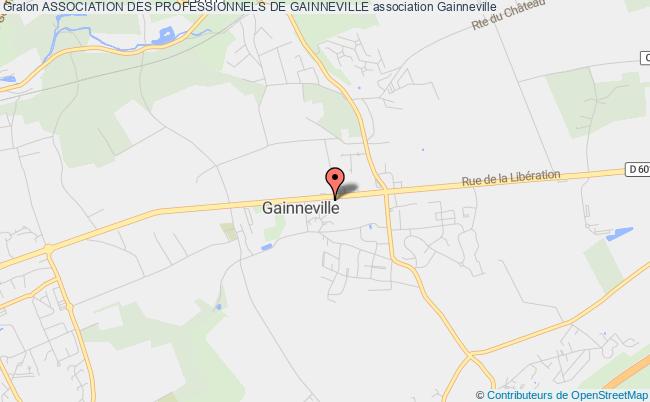 plan association Association Des Professionnels De Gainneville Gainneville
