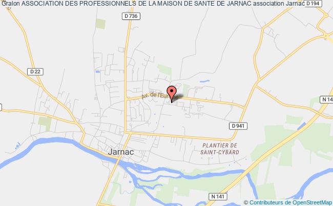 plan association Association Des Professionnels De La Maison De Sante De Jarnac Jarnac