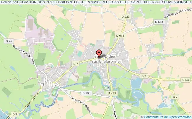 plan association Association Des Professionnels De La Maison De Sante De Saint Didier Sur Chalaronne Saint-Didier-sur-Chalaronne
