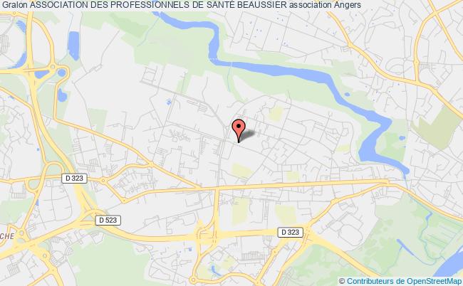 plan association Association Des Professionnels De SantÉ Beaussier Angers
