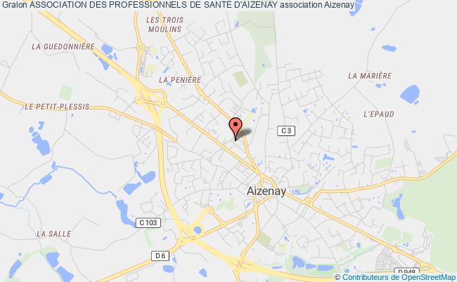 plan association Association Des Professionnels De SantÉ D'aizenay Aizenay