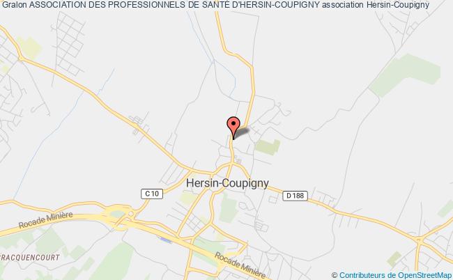 plan association Association Des Professionnels De SantÉ D'hersin-coupigny Hersin-Coupigny