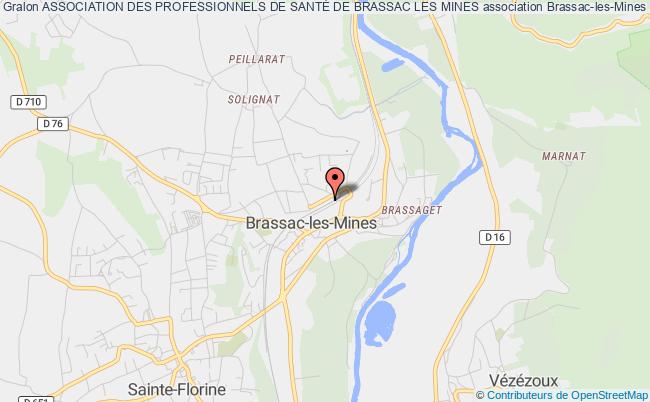plan association Association Des Professionnels De SantÉ De Brassac Les Mines Brassac-les-Mines