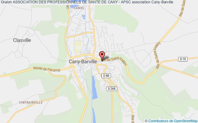 plan association Association Des Professionnels De Sante De Cany - Apsc Cany-Barville