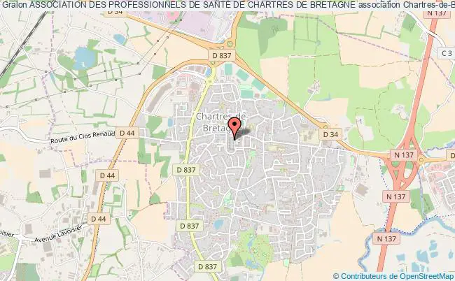 plan association Association Des Professionnels De SantÉ De Chartres De Bretagne Chartres-de-Bretagne