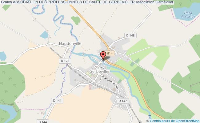 ASSOCIATION DES PROFESSIONNELS DE SANTE DE GERBEVILLER