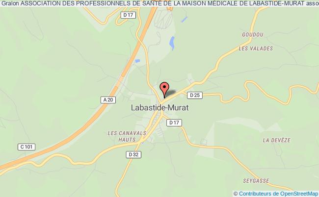 ASSOCIATION DES PROFESSIONNELS DE SANTÉ DE LA MAISON MÉDICALE DE LABASTIDE-MURAT