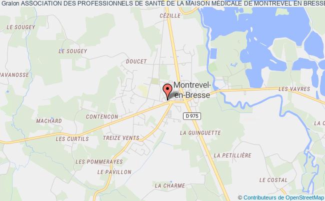 plan association Association Des Professionnels De SantÉ De La Maison MÉdicale De Montrevel En Bresse Montrevel-en-Bresse