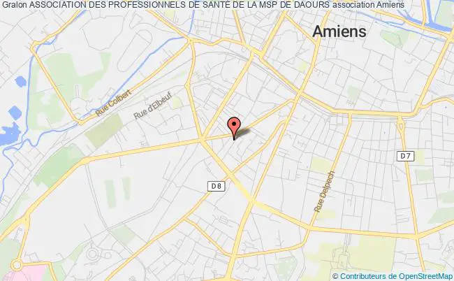 plan association Association Des Professionnels De SantÉ De La Msp De Daours Amiens