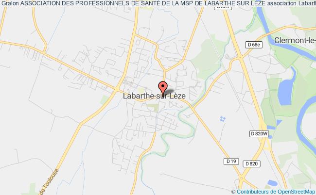 plan association Association Des Professionnels De SantÉ De La Msp De Labarthe Sur Leze Labarthe-sur-Lèze