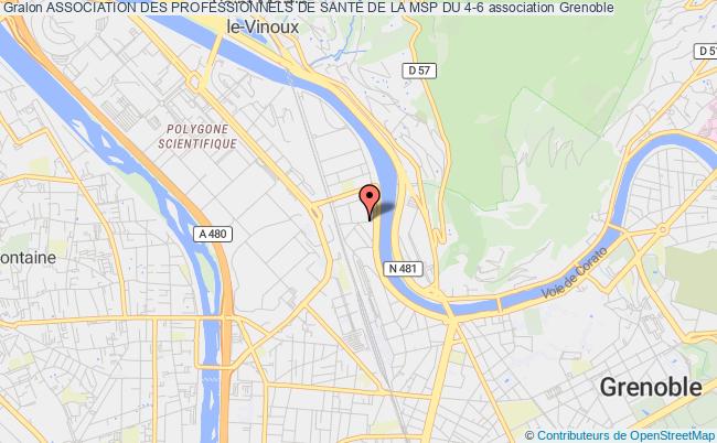 plan association Association Des Professionnels De SantÉ De La Msp Du 4-6 Grenoble