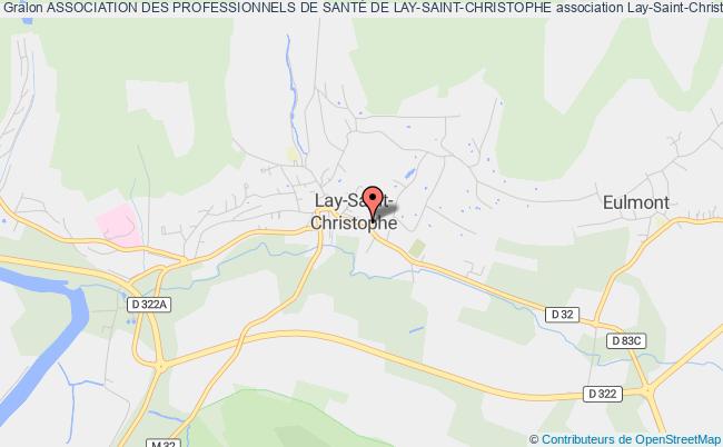 plan association Association Des Professionnels De SantÉ De Lay-saint-christophe Lay-Saint-Christophe