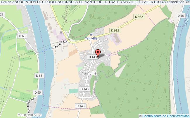 plan association Association Des Professionnels De Sante De Le Trait, Yainville Et Alentours Yainville