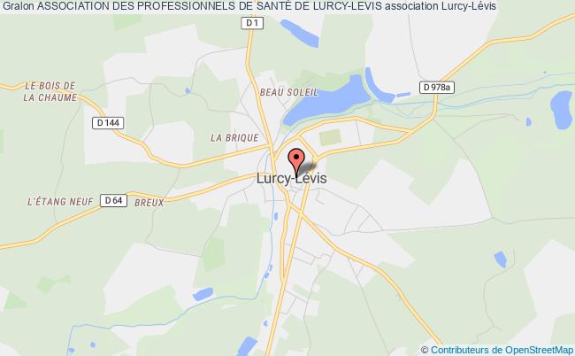 plan association Association Des Professionnels De SantÉ De Lurcy-levis Lurcy-Lévis