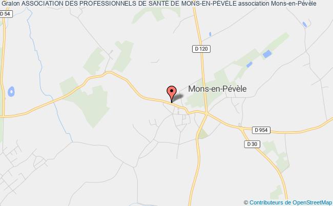 plan association Association Des Professionnels De SantÉ De Mons-en-pÉvÈle Mons-en-Pévèle