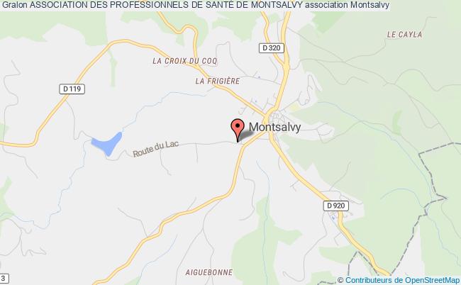 plan association Association Des Professionnels De SantÉ De Montsalvy Montsalvy