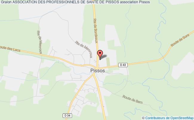 plan association Association Des Professionnels De SantÉ De Pissos Pissos