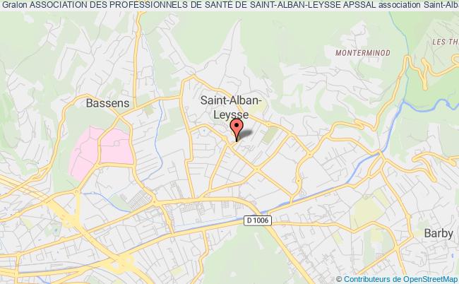 ASSOCIATION DES PROFESSIONNELS DE SANTÉ DE SAINT-ALBAN-LEYSSE APSSAL