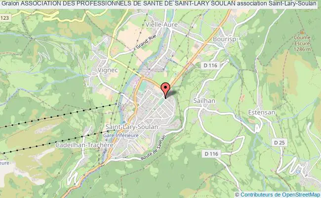 plan association Association Des Professionnels De Sante De Saint-lary Soulan Saint-Lary-Soulan