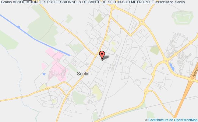 plan association Association Des Professionnels De Sante De Seclin-sud Metropole Seclin