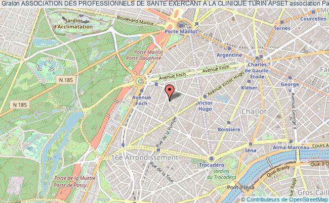 plan association Association Des Professionnels De Sante Exercant A La Clinique Turin Apset Paris