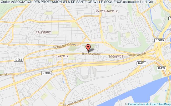 plan association Association Des Professionnels De SantÉ Graville-soquence Havre