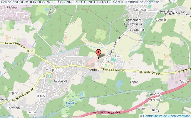 ASSOCIATION DES PROFESSIONNELS DES INSTITUTS DE SANTÉ