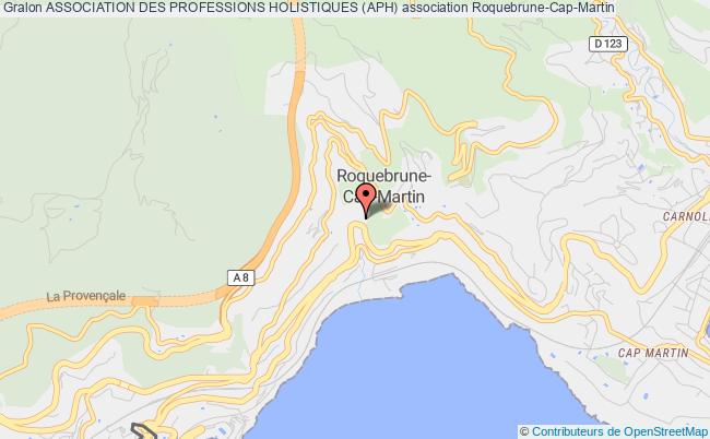 plan association Association Des Professions Holistiques (aph) Roquebrune-Cap-Martin