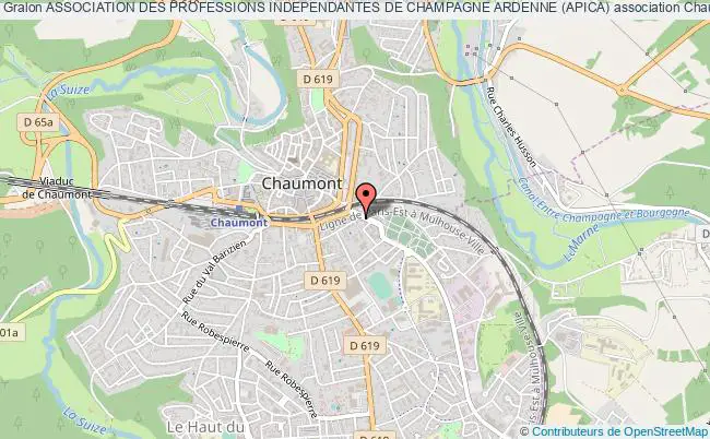 plan association Association Des Professions Independantes De Champagne Ardenne (apica) Chaumont