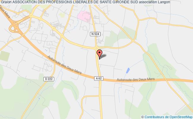 plan association Association Des Professions Liberales De Sante Gironde Sud Langon