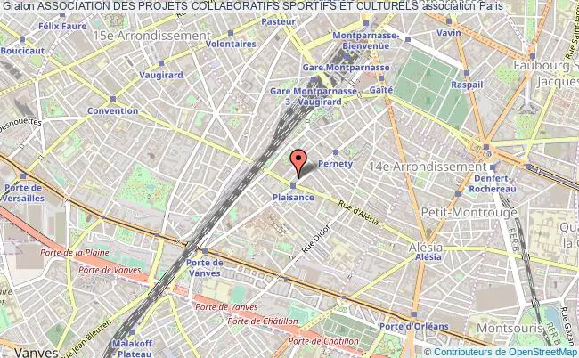 plan association Association Des Projets Collaboratifs Sportifs Et Culturels Paris