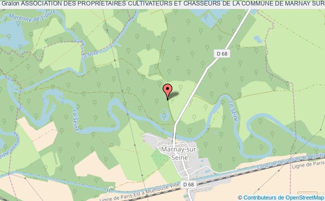 plan association Association Des Proprietaires Cultivateurs Et Chasseurs De La Commune De Marnay Sur Seine Marnay-sur-Seine