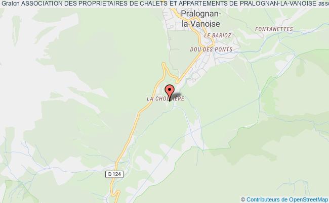plan association Association Des Proprietaires De Chalets Et Appartements De Pralognan-la-vanoise Pralognan-la-Vanoise