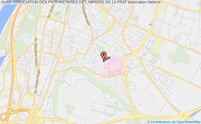 plan association Association Des Proprietaires De L'impasse De La Prat Valence