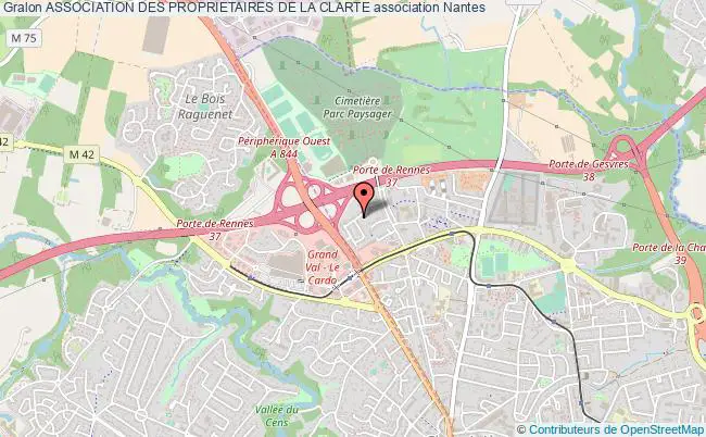 plan association Association Des Proprietaires De La Clarte Nantes