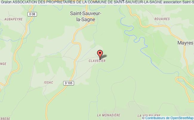 plan association Association Des Proprietaires De La Commune De Saint-sauveur-la-sagne Saint-Sauveur-la-Sagne
