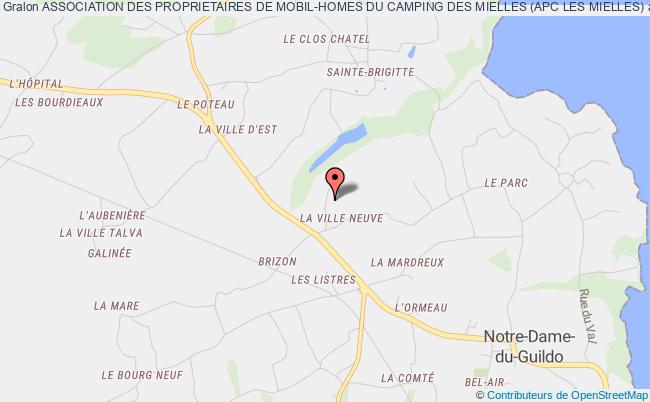 plan association Association Des Proprietaires De Mobil-homes Du Camping Des Mielles (apc Les Mielles) Saint-Cast-le-Guildo