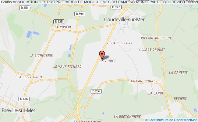 plan association Association Des Proprietaires De Mobil-homes Du Camping Municipal De Coudeville Coudeville-sur-Mer