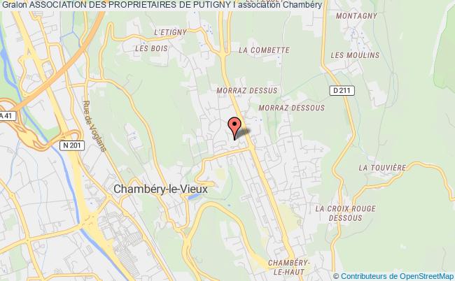 plan association Association Des Proprietaires De Putigny I Chambéry