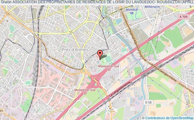 plan association Association Des Proprietaires De Residences De Loisir Du Languedoc- Roussillon (aprllr) Montpellier