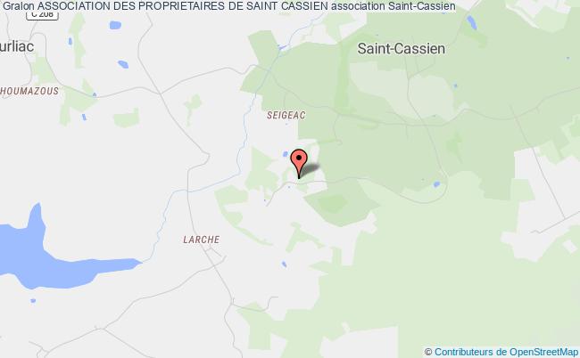plan association Association Des Proprietaires De Saint Cassien Saint-Cassien