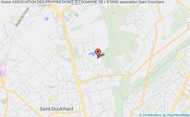 plan association Association Des PropriÉtaires Du Domaine De L'Étang Saint-Doulchard