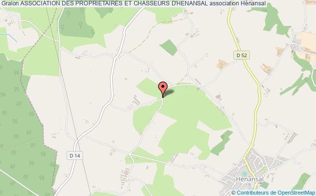 ASSOCIATION DES PROPRIETAIRES ET CHASSEURS D'HENANSAL