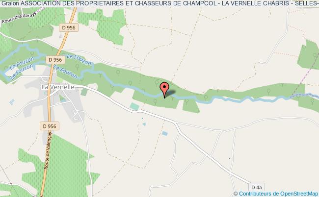 ASSOCIATION DES PROPRIETAIRES ET CHASSEURS DE CHAMPCOL - LA VERNELLE CHABRIS - SELLES-SUR-CHER