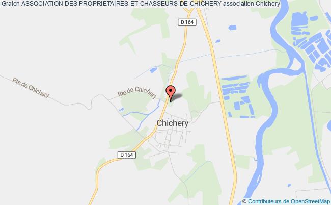 plan association Association Des Proprietaires Et Chasseurs De Chichery Chichery