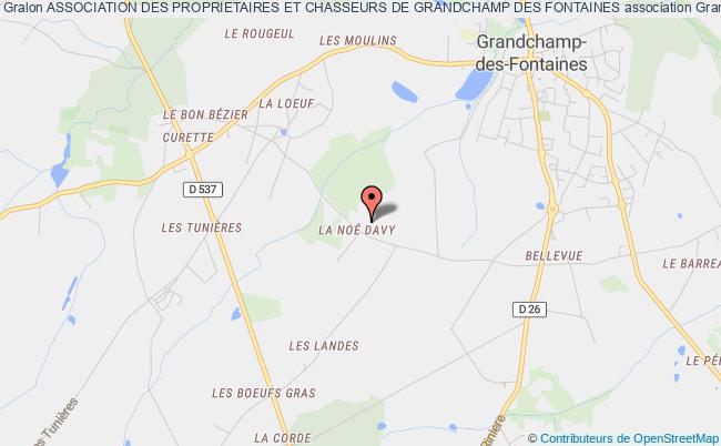 plan association Association Des Proprietaires Et Chasseurs De Grandchamp Des Fontaines Grandchamps-des-Fontaines