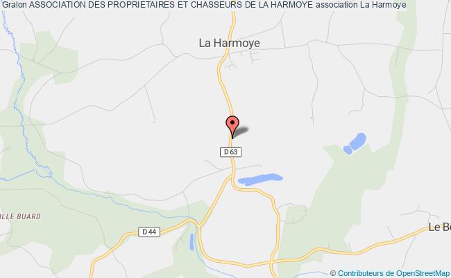 plan association Association Des Proprietaires Et Chasseurs De La Harmoye La    Harmoye