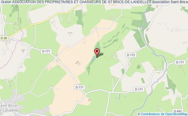 plan association Association Des Proprietaires Et Chasseurs De St Brice-de-landelles Saint-Brice-de-Landelles
