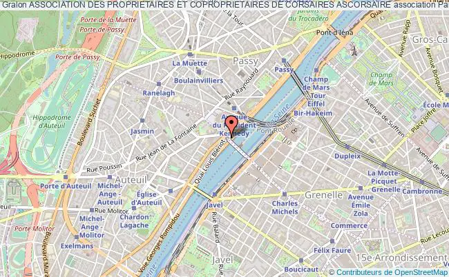 plan association Association Des Proprietaires Et Coproprietaires De Corsaires Ascorsaire Paris