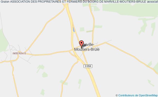 plan association Association Des Proprietaires Et Fermiers Du Bourg De Marville-moutiers-brule Marville-Moutiers-Brûlé